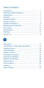 Preview for 2 page of GE Truvitals TM3000 User Manual