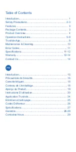 Preview for 2 page of GE Truvitals TM4000 User Manual