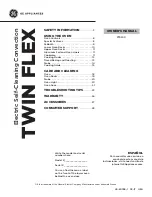 GE TWIN FLEX PT9200 Owner'S Manual preview