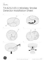 GE TX-6212-03-1 Installation Sheet preview