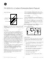 Предварительный просмотр 1 страницы GE TX-6310-01-1 b Manual