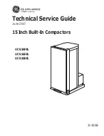 GE UCG1600L Technical Service Manual preview