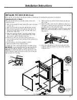 Preview for 15 page of GE UNC15NJ-II Owner'S Manual And Installation Instructions