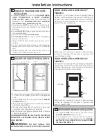 Preview for 11 page of GE Unitized Electric Washer/Dryer Installation Instructions Manual