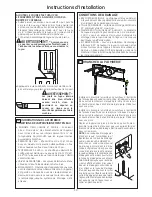 Preview for 22 page of GE Unitized Electric Washer/Dryer Installation Instructions Manual