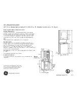 GE Unitized Spacemaker GTUP240EM Installation Information предпросмотр