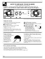 Preview for 6 page of GE Unitized Spacemaker WSM2420 Use And Care Manual