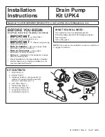 Предварительный просмотр 1 страницы GE UPK4 Installation Instructions Manual