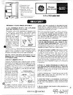 GE Upright Freezer Use And Care Manual preview