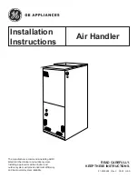 Preview for 1 page of GE UUY24ZGDAA Installation Instructions Manual