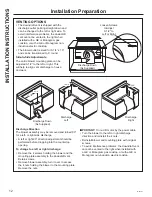 Preview for 12 page of GE UVB30 Owner'S Manual & Installation Instructions