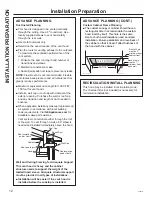 Предварительный просмотр 12 страницы GE UVC7300 Owner'S Manual & Installation Instructions