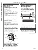 Preview for 12 page of GE UVC9360 Owner'S Manual & Installation Instructions