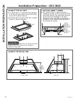 Preview for 12 page of GE UVC9420 Owner'S Manual & Installation Instructions