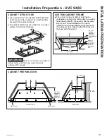 Preview for 13 page of GE UVC9420 Owner'S Manual & Installation Instructions