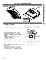 Preview for 9 page of GE UVC9480 Owner'S Manual & Installation Instructions