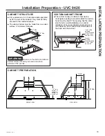 Preview for 11 page of GE UVC9480 Owner'S Manual & Installation Instructions