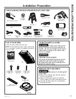 Preview for 13 page of GE UVC9480 Owner'S Manual & Installation Instructions