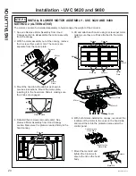 Preview for 20 page of GE UVC9480 Owner'S Manual & Installation Instructions