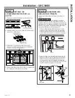 Preview for 43 page of GE UVC9480 Owner'S Manual & Installation Instructions