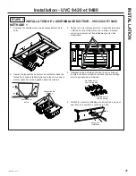 Preview for 45 page of GE UVC9480 Owner'S Manual & Installation Instructions