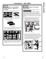 Preview for 69 page of GE UVC9480 Owner'S Manual & Installation Instructions