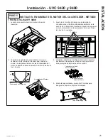 Preview for 71 page of GE UVC9480 Owner'S Manual & Installation Instructions