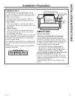 Предварительный просмотр 9 страницы GE UVD6301S Owner'S Manual & Installation Instructions