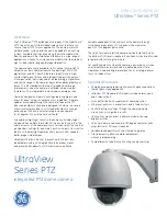 Preview for 1 page of GE UVP-C3-D27 Specifications