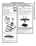 Preview for 17 page of GE UVW7301 Owner'S Manual & Installation Instructions