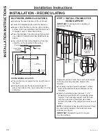 Preview for 18 page of GE UVW7301 Owner'S Manual & Installation Instructions