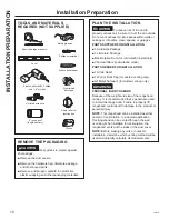 Preview for 10 page of GE UVW8301 Owner'S Manual & Installation Instructions