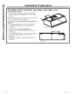 Preview for 16 page of GE UVW8304 Owner'S Manual And Installation Instructions