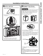 Предварительный просмотр 19 страницы GE UVW8364 Owner'S Manual & Installation Instructions