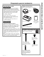 Предварительный просмотр 39 страницы GE UVW8364 Owner'S Manual & Installation Instructions