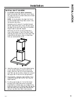 Preview for 19 page of GE UVW9301 Owner'S Manual & Installation Manual