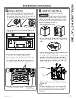 Preview for 21 page of GE UVW9364 Owner'S Manual & Installation Instructions