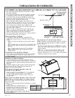 Preview for 45 page of GE UVW9364 Owner'S Manual & Installation Instructions