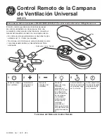 Preview for 2 page of GE UXRC70 Quick Start Manual