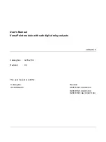 Preview for 3 page of GE VersaSafe VersaPoint IC220SDL840 User Manual