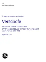 GE VersaSafe VersaPoint Series User Manual предпросмотр