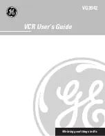 Preview for 1 page of GE VG2042 User Manual