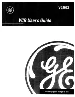 GE VG2063 User Manual preview