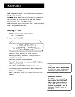 Предварительный просмотр 23 страницы GE VG2063 User Manual