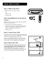 Предварительный просмотр 6 страницы GE VG4065 User Manual