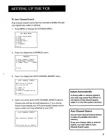 Preview for 11 page of GE VG4240 User Manual