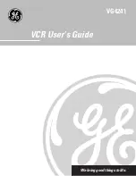 Preview for 1 page of GE VG4241 User Manual