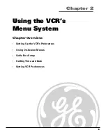 Preview for 17 page of GE VG4250 User Manual