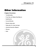 Preview for 41 page of GE VG4250 User Manual