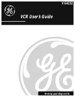 GE VG4252 User Manual preview